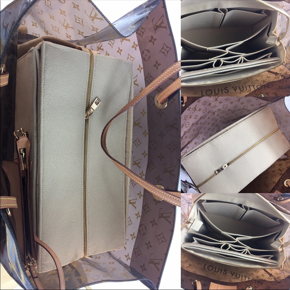 🌟BEACH🌟CLEAR LOUIS VUITTON WITH POUCH - Picture 3 of 11